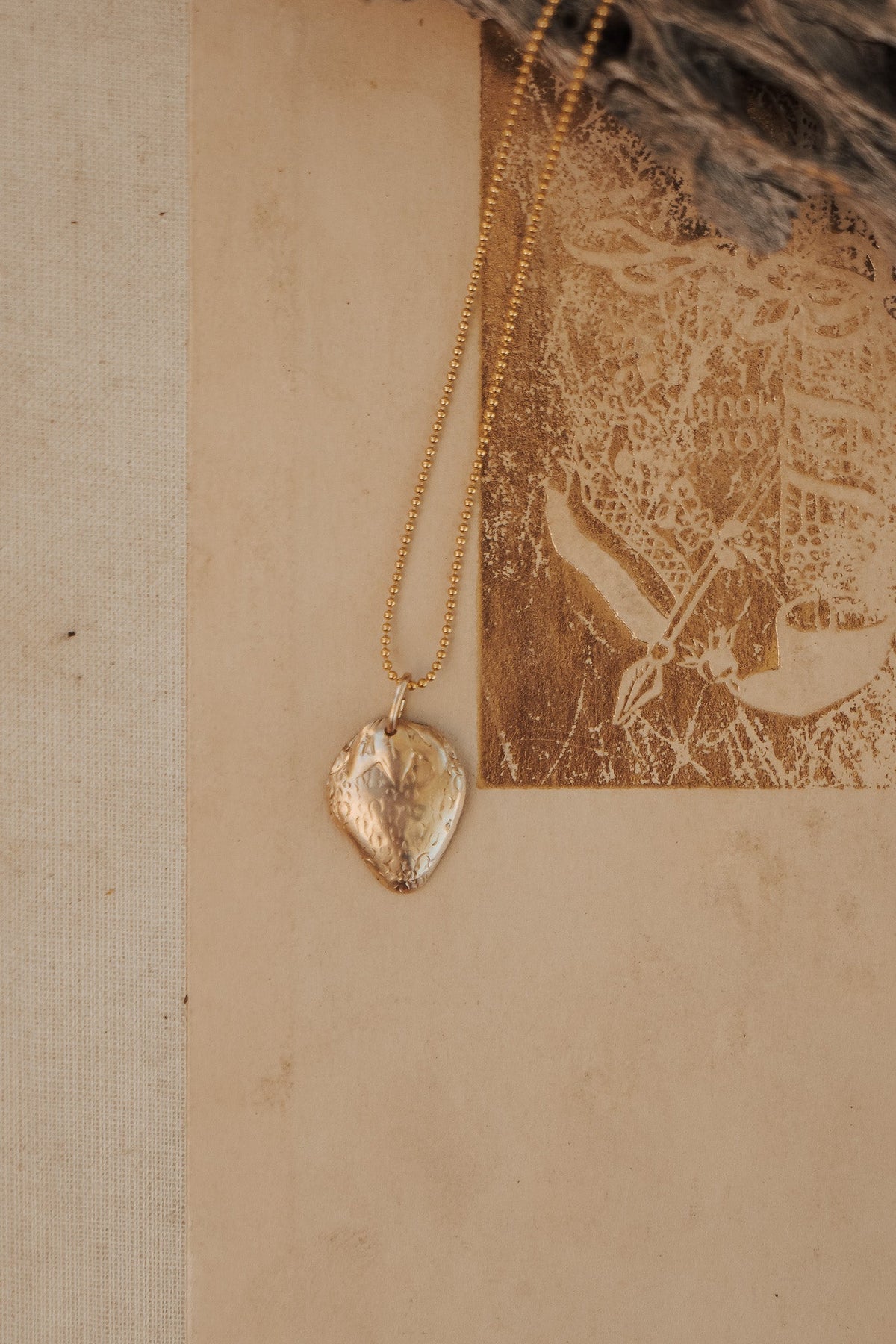 Strawberry Necklace in 14k Gold-Fill