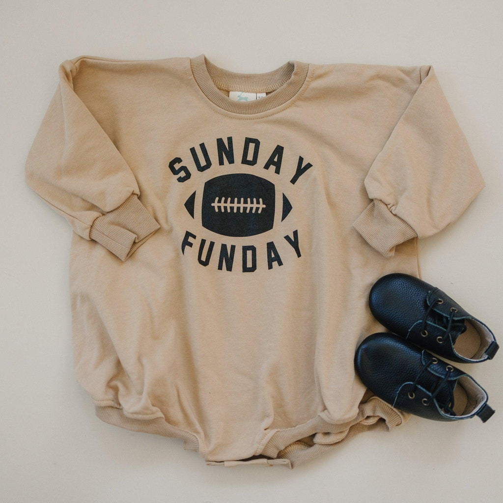 Sunday Funday Football Sweatshirt Romper - more colors - Shop Avnu