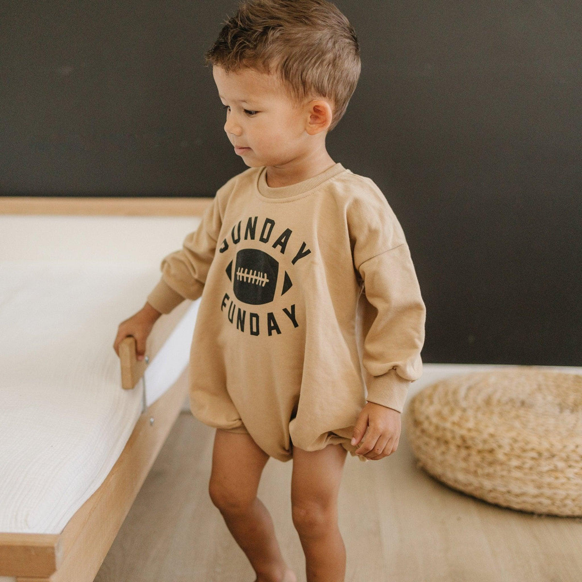 Sunday Funday Football Sweatshirt Romper - more colors - Shop Avnu