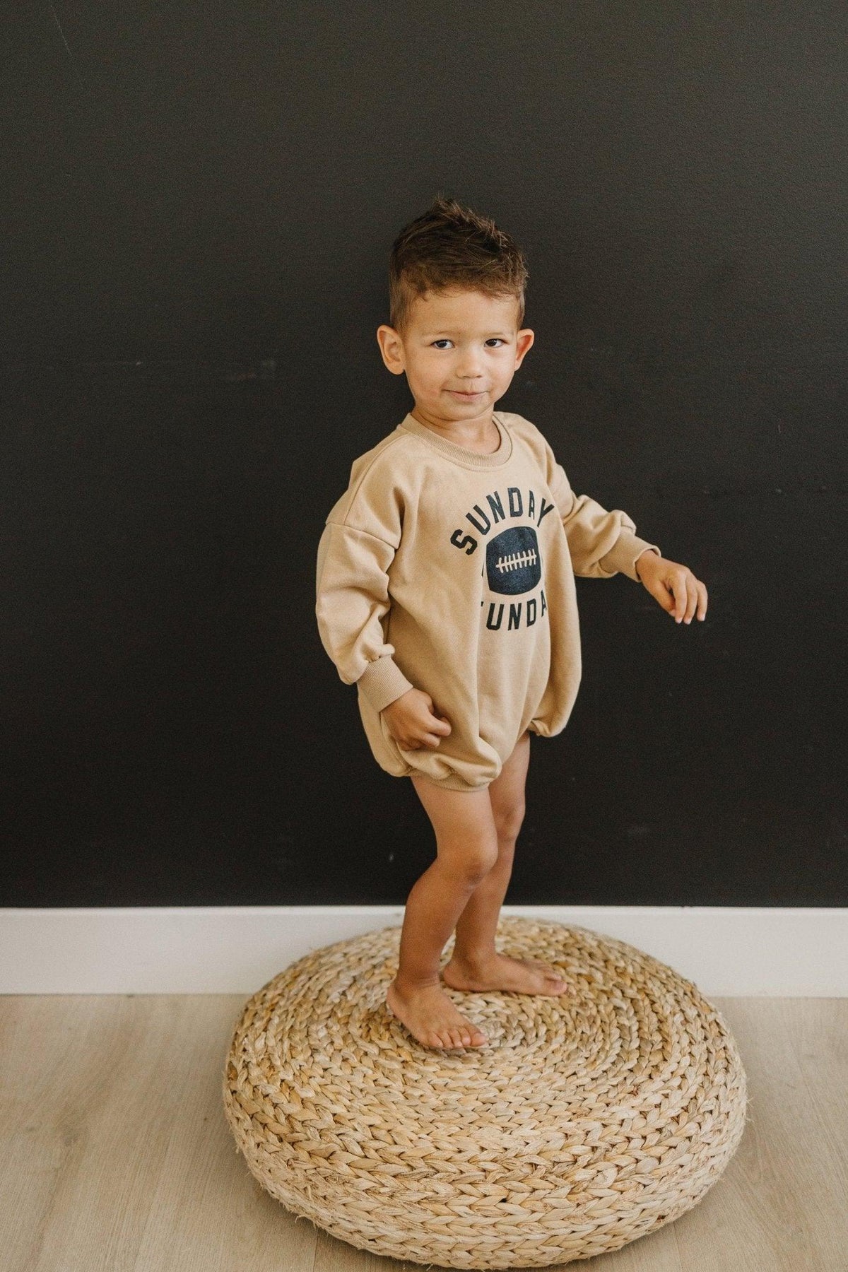 Sunday Funday Football Sweatshirt Romper - more colors - Shop Avnu