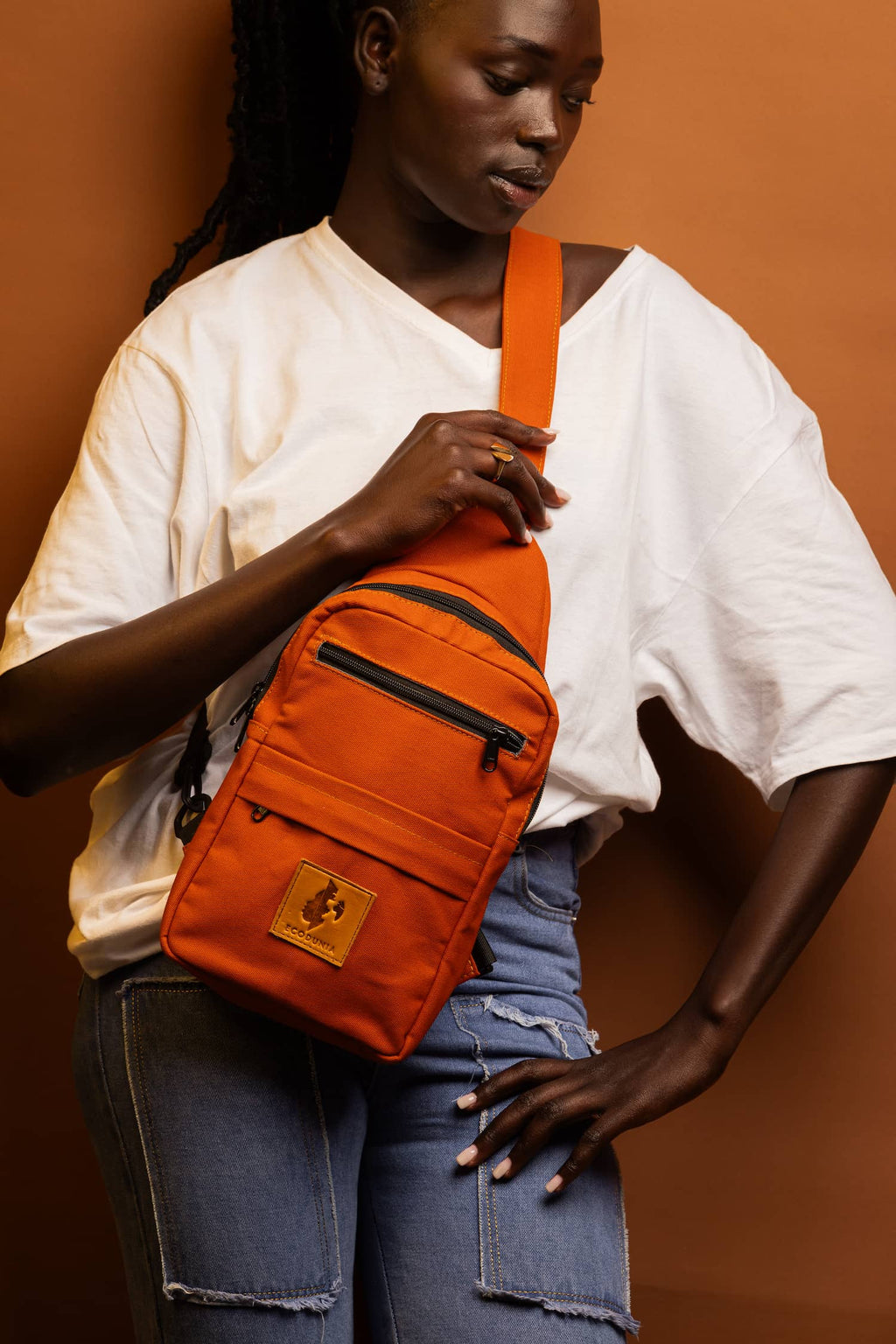 Large Canvas Crossbody Sling Bags |  Umoja