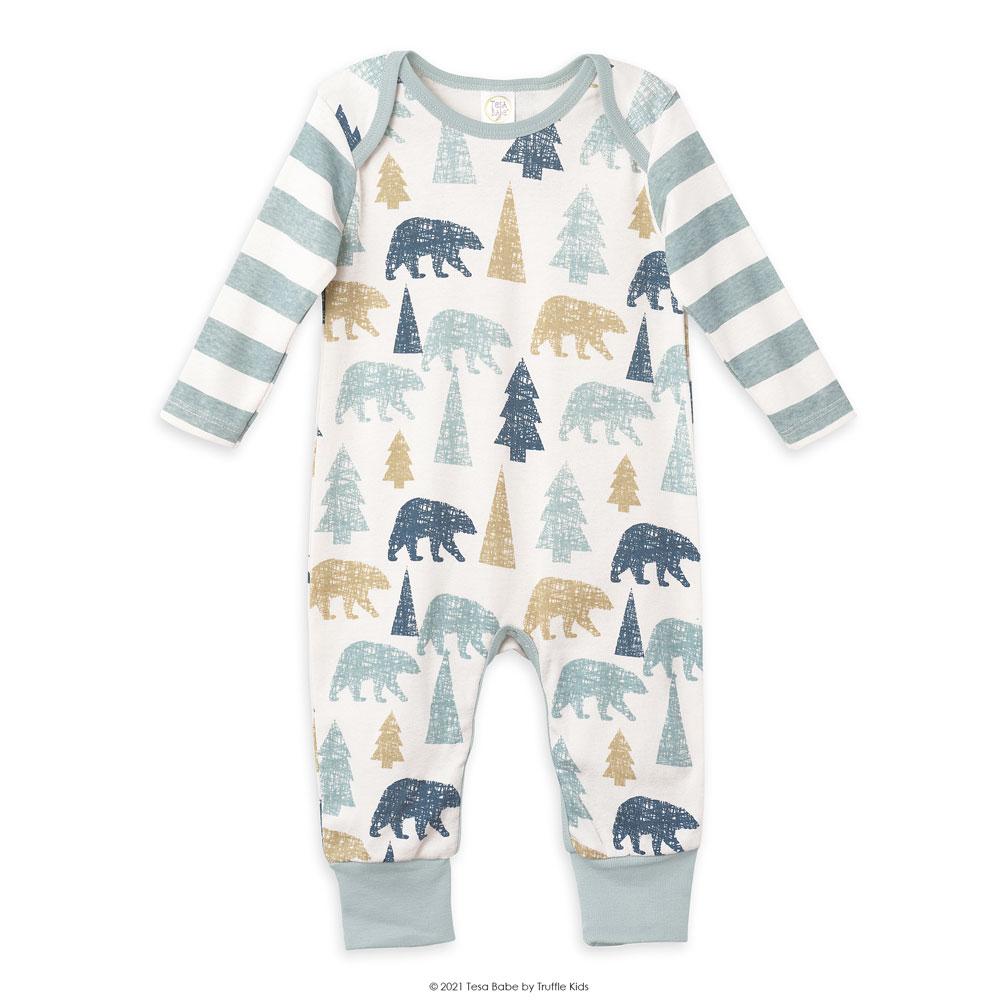Bear Mountain Baby Boy Cotton Romper - Shop Avnu
