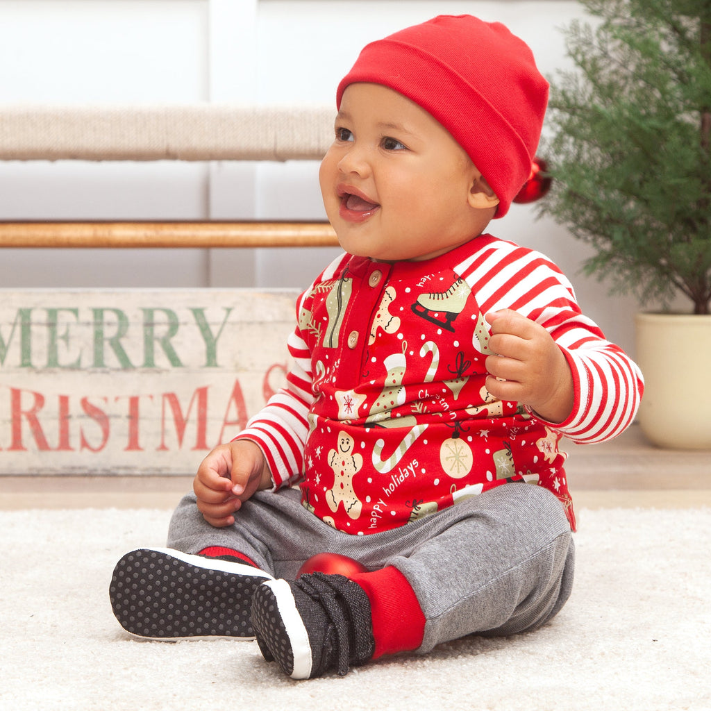 Baby Boy's Christmas Bamboo Set - Shop Avnu