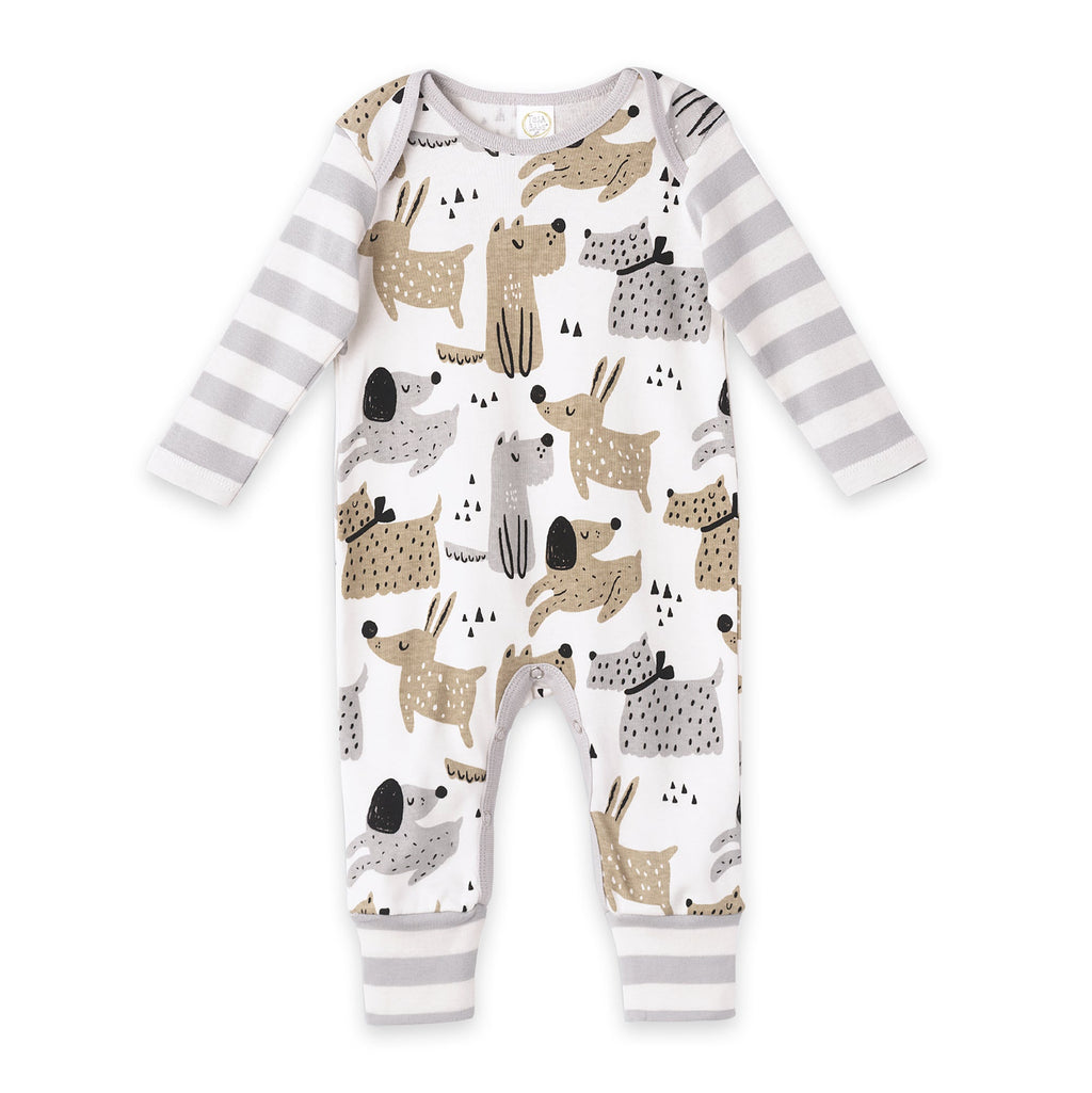 Baby Boy Puppy Dogs Cotton Romper - Shop Avnu