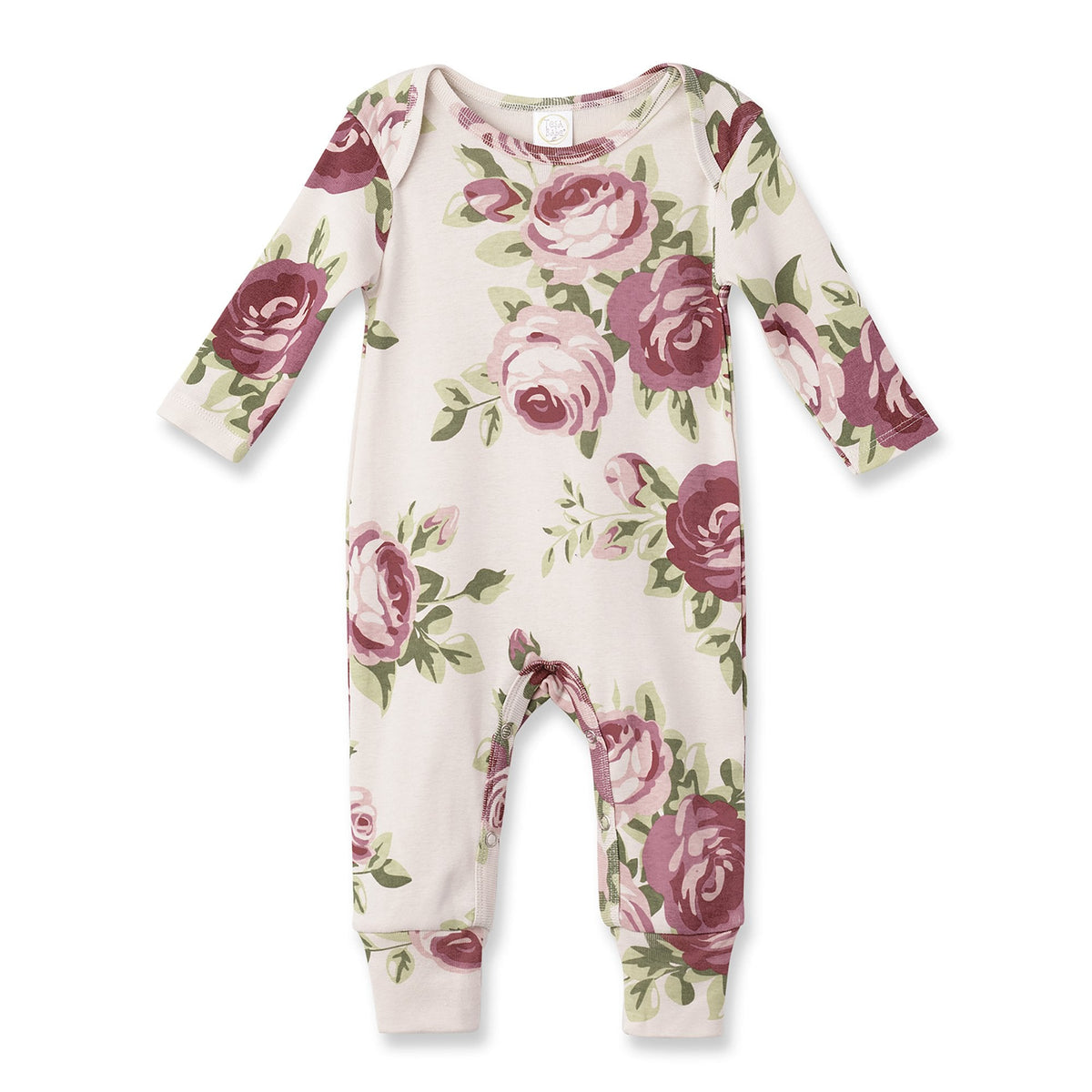 Baby Girl Cabbage Rose Cotton Romper - Shop Avnu