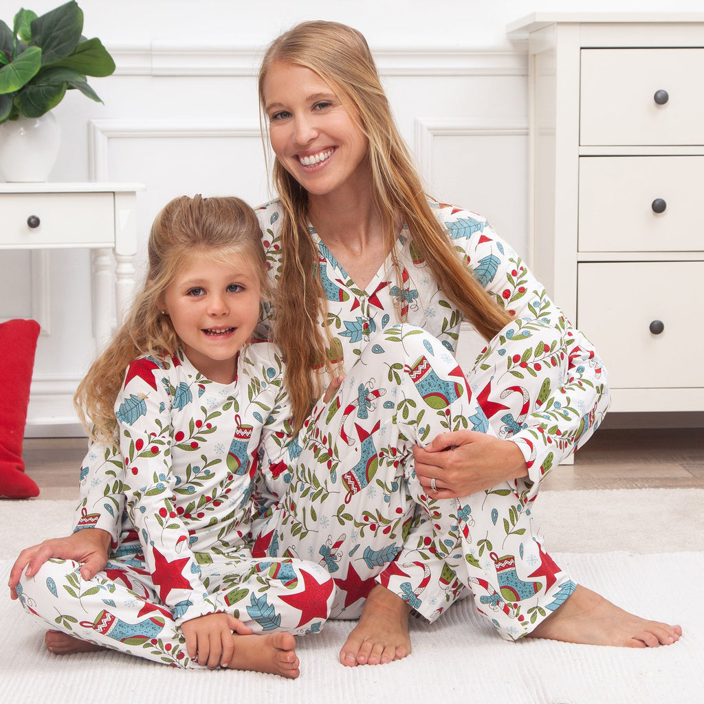 Baby's Christmas Fancy Bamboo Romper - Shop Avnu
