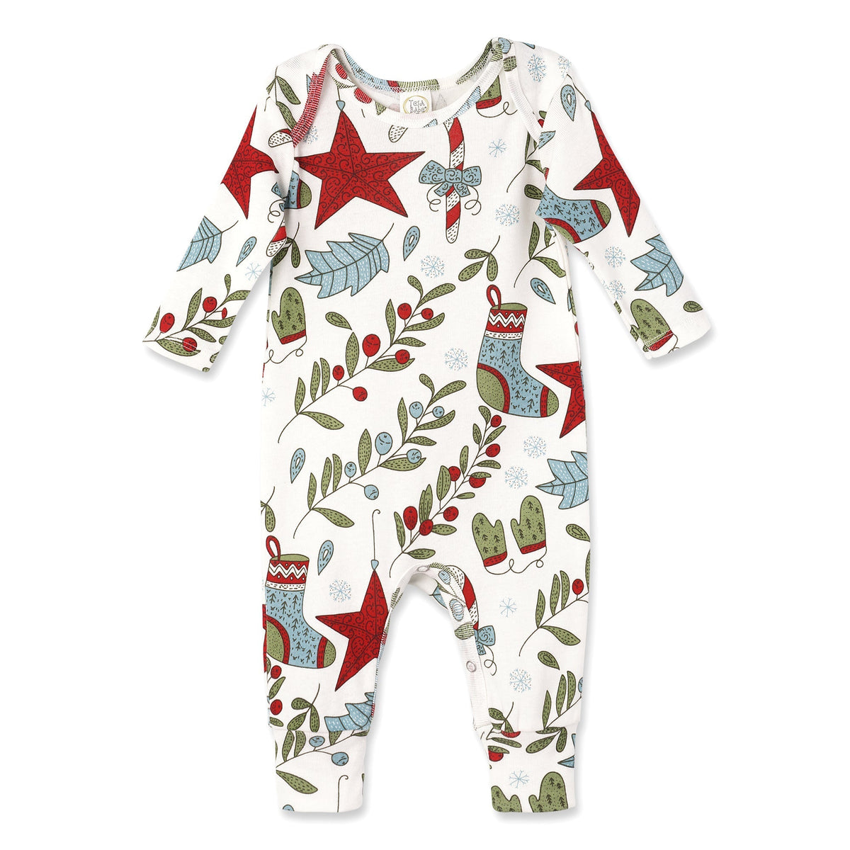 Baby's Christmas Fancy Bamboo Romper - Shop Avnu
