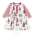 Baby Girl's Christmas Trees Cotton Dress - Shop Avnu