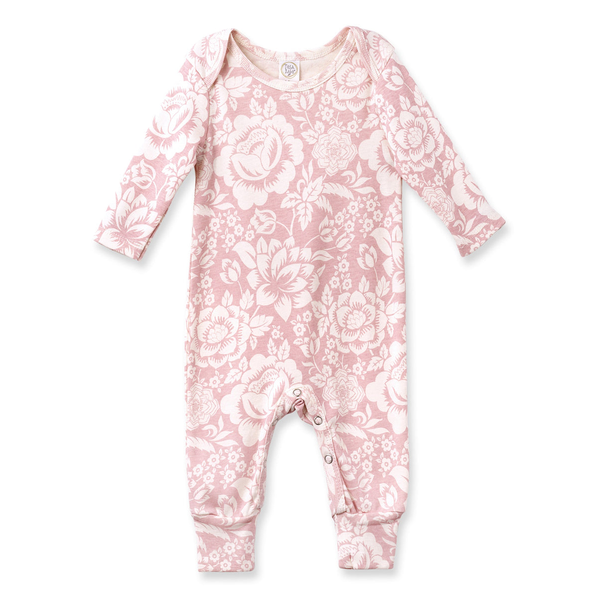 Vintage Floral Baby Romper – Cotton Long Sleeve One - Piece - Shop Avnu