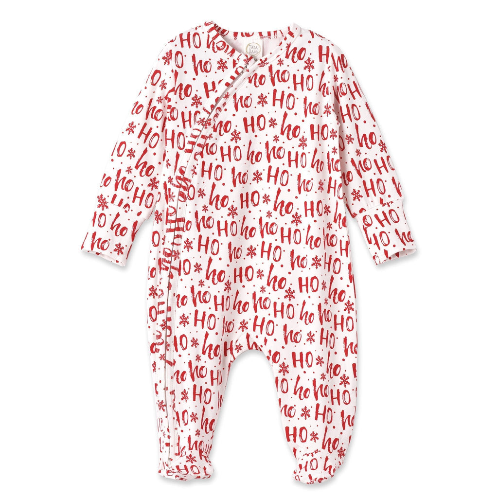 Christmas Ho - Ho - Ho Bamboo Baby Zipper Romper - Family Matching - Shop Avnu