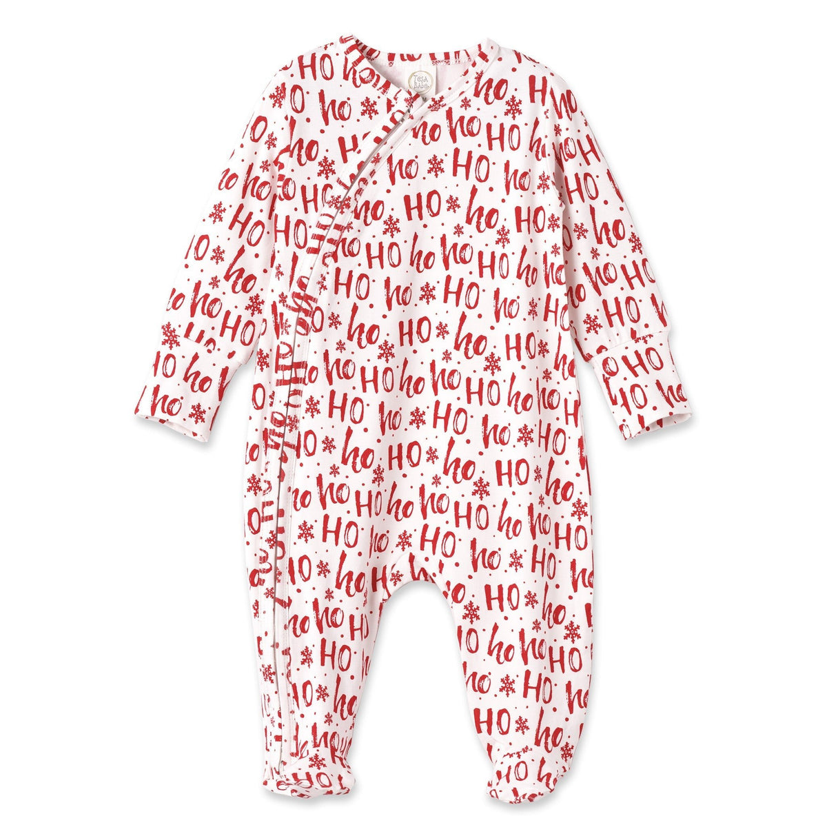 Christmas Ho - Ho - Ho Bamboo Baby Zipper Romper - Family Matching - Shop Avnu
