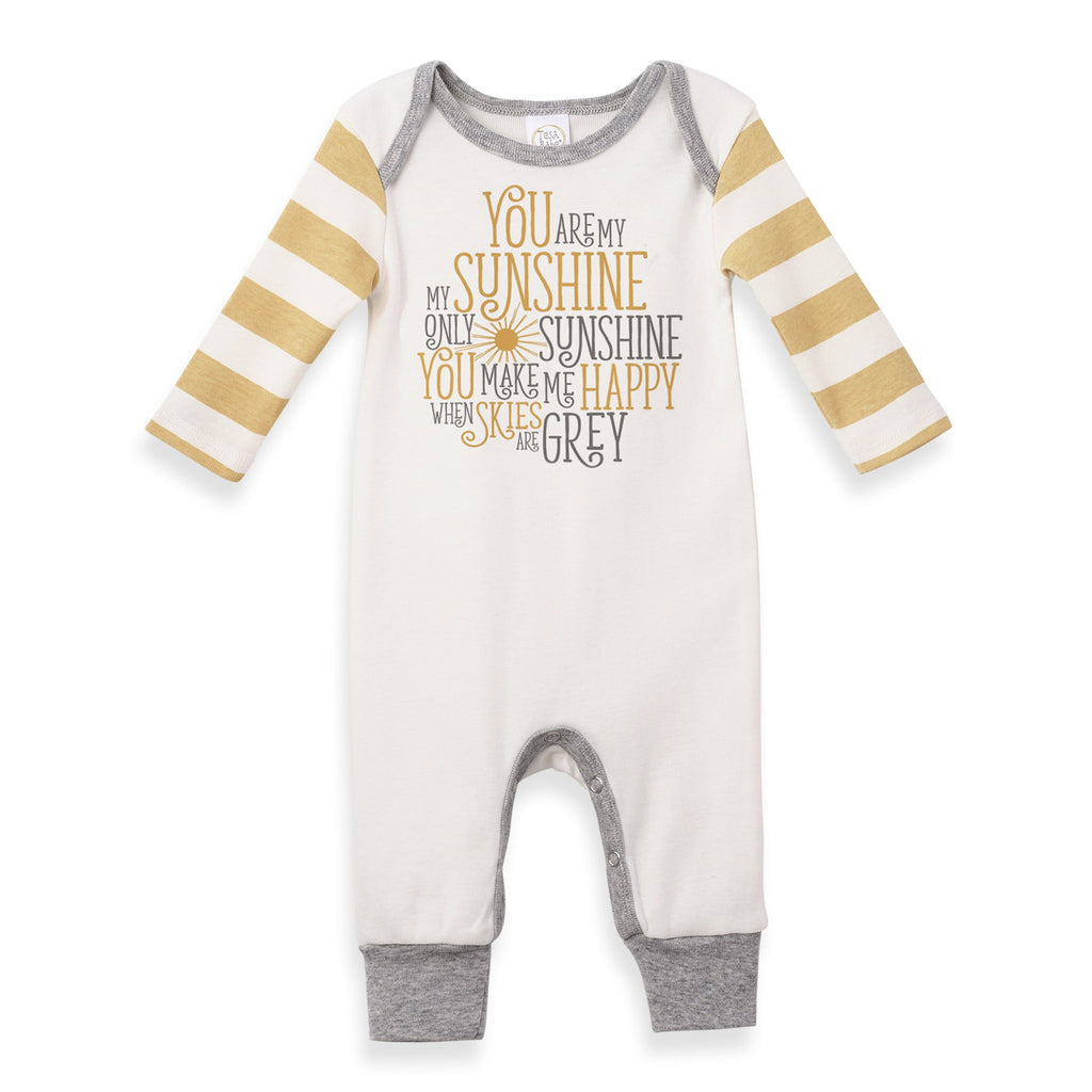 Baby's "You Are My Sunshine" Cotton Romper - Shop Avnu