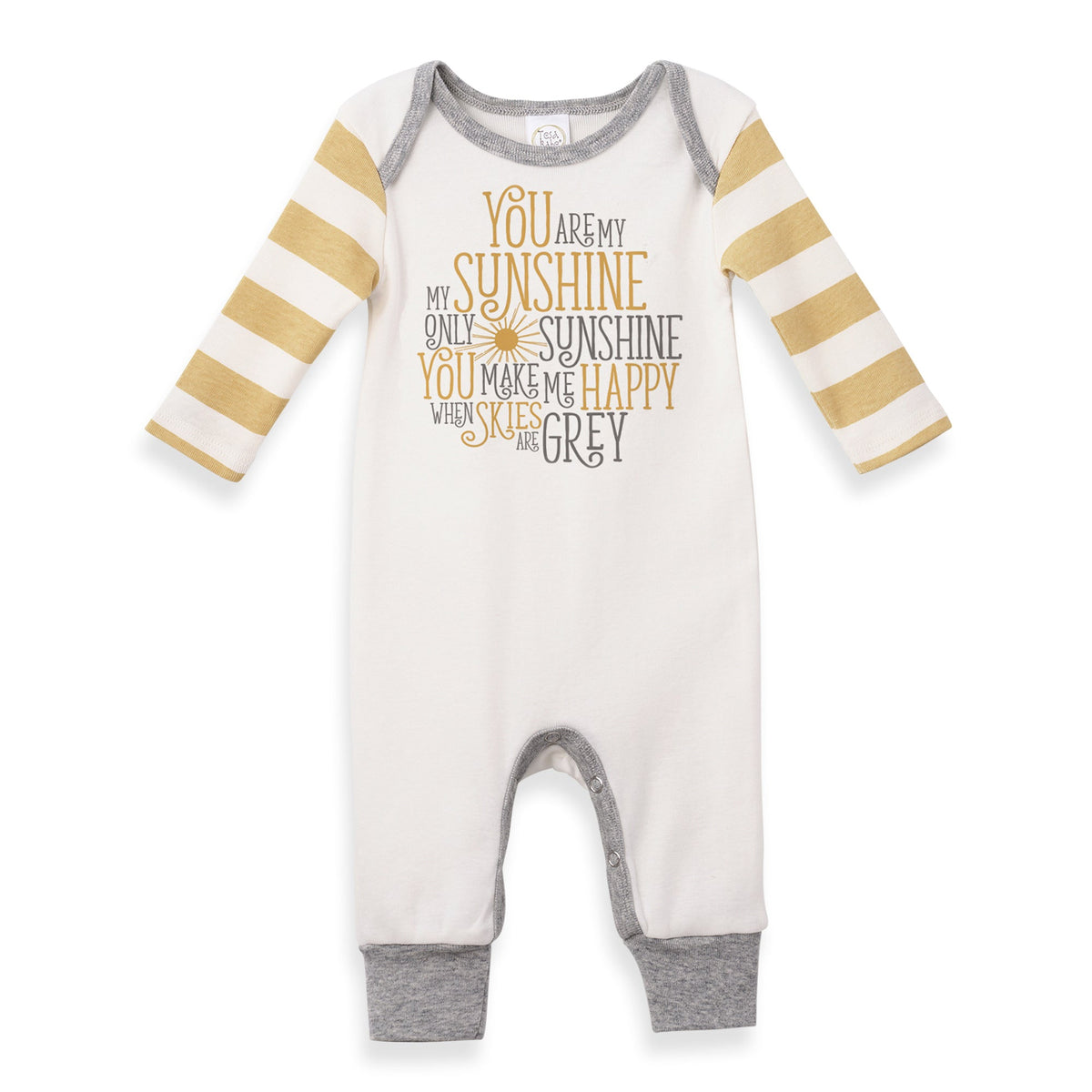 Baby's "You Are My Sunshine" Cotton Romper - Shop Avnu