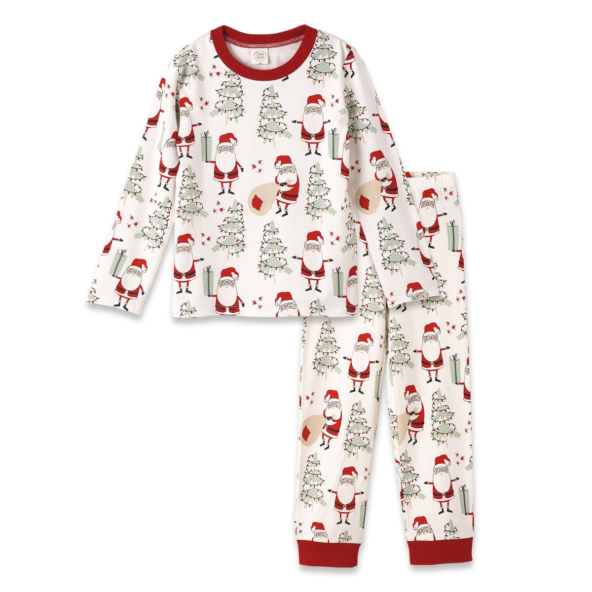 Christmas Santa Kid's Bamboo Pajama Set - Family Matching - Shop Avnu