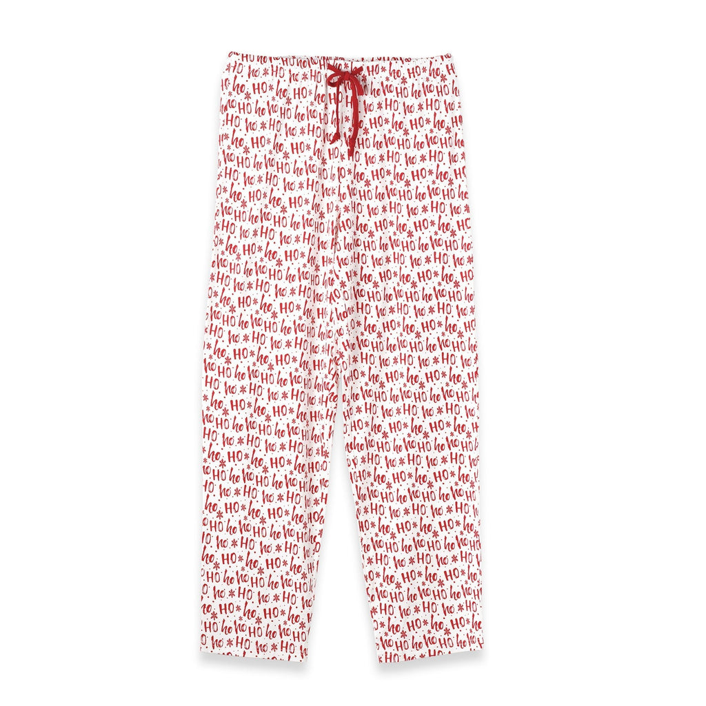Christmas Ho - Ho - Ho Adult Bamboo Pajama Pants - Family Matching - Shop Avnu