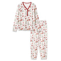 Christmas Santa Women's Bamboo Pajama Set Family Matching - Shop Avnu