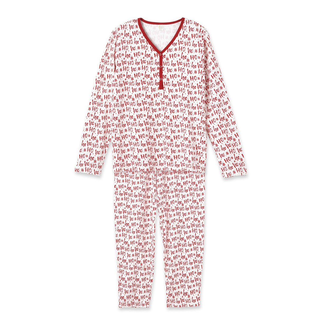 Christmas Ho - Ho - Ho Women's Bamboo Pajama Family Matching Set - Shop Avnu