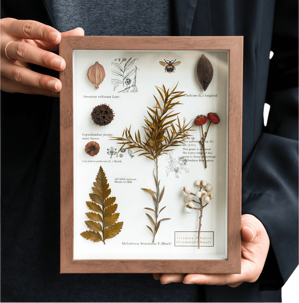 "The Botanist’s Journal" - Real Pressed Flower & Foliage Art Frames (4 Themes)