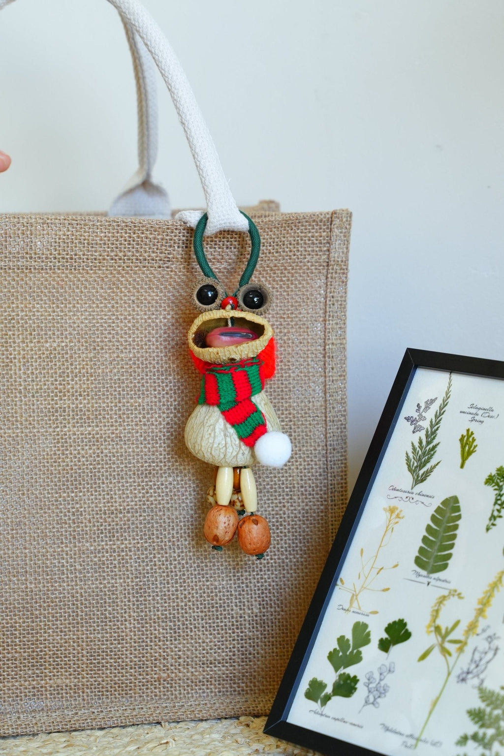"The Forest Holiday" - Handcrafted Natural Nut Christmas Ornaments & Charms
