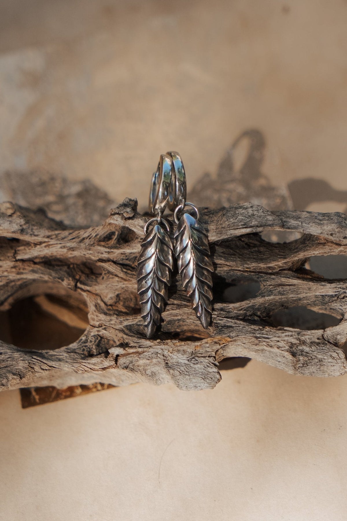 The Leaf Whisper Earrings