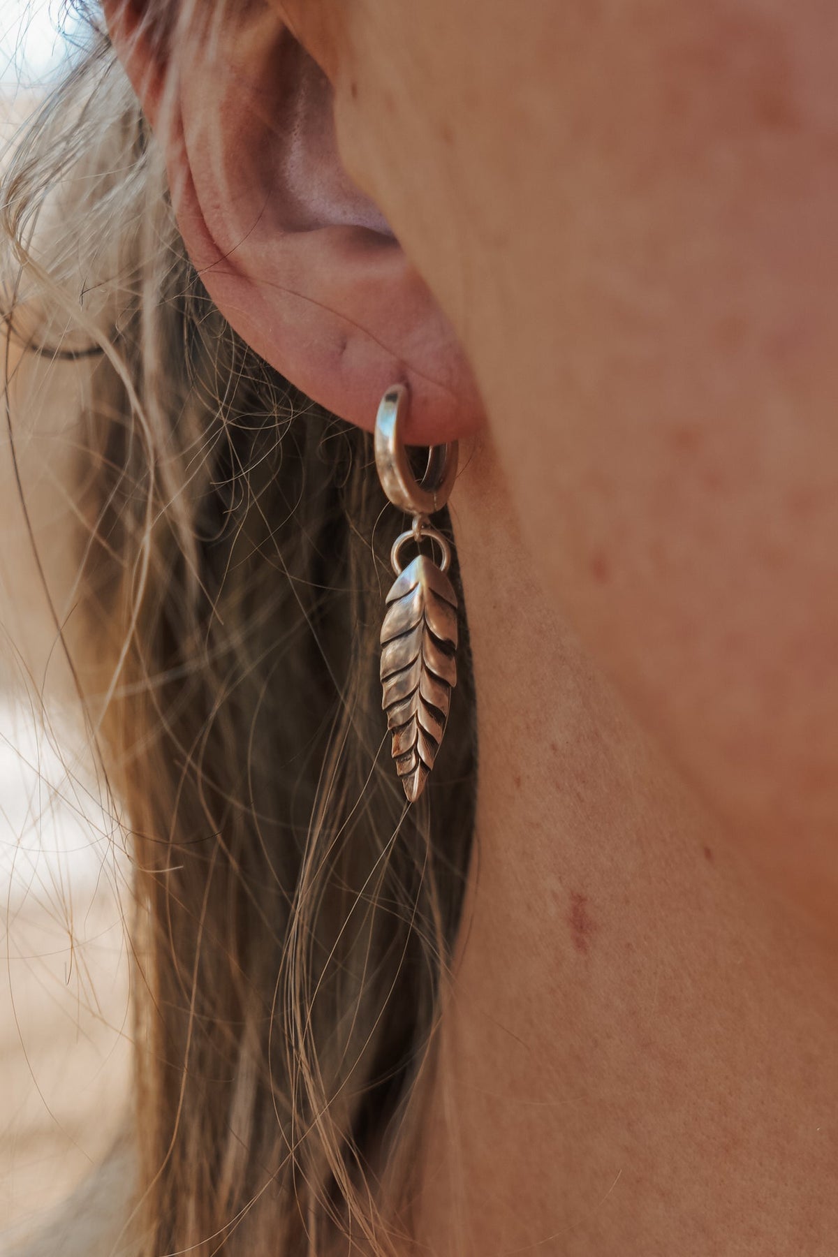 The Leaf Whisper Earrings
