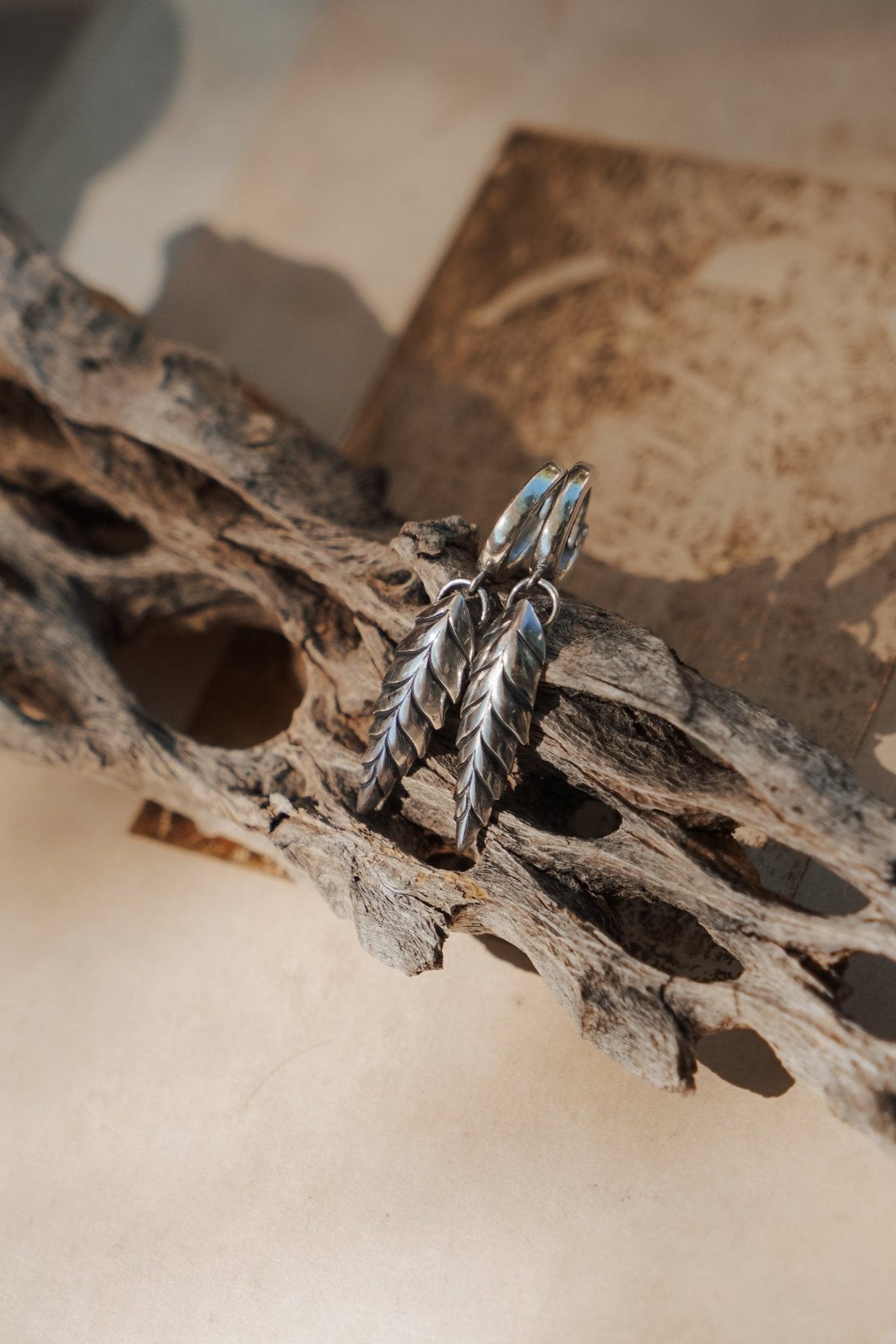 The Leaf Whisper Earrings