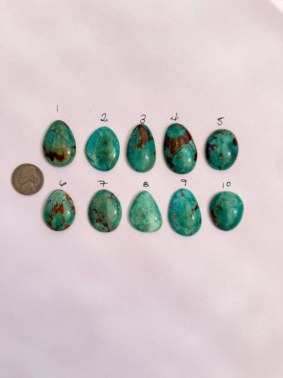 The Oasis Ring in Royston Turquoise (CHOOSE YOUR SIZE + STONE)