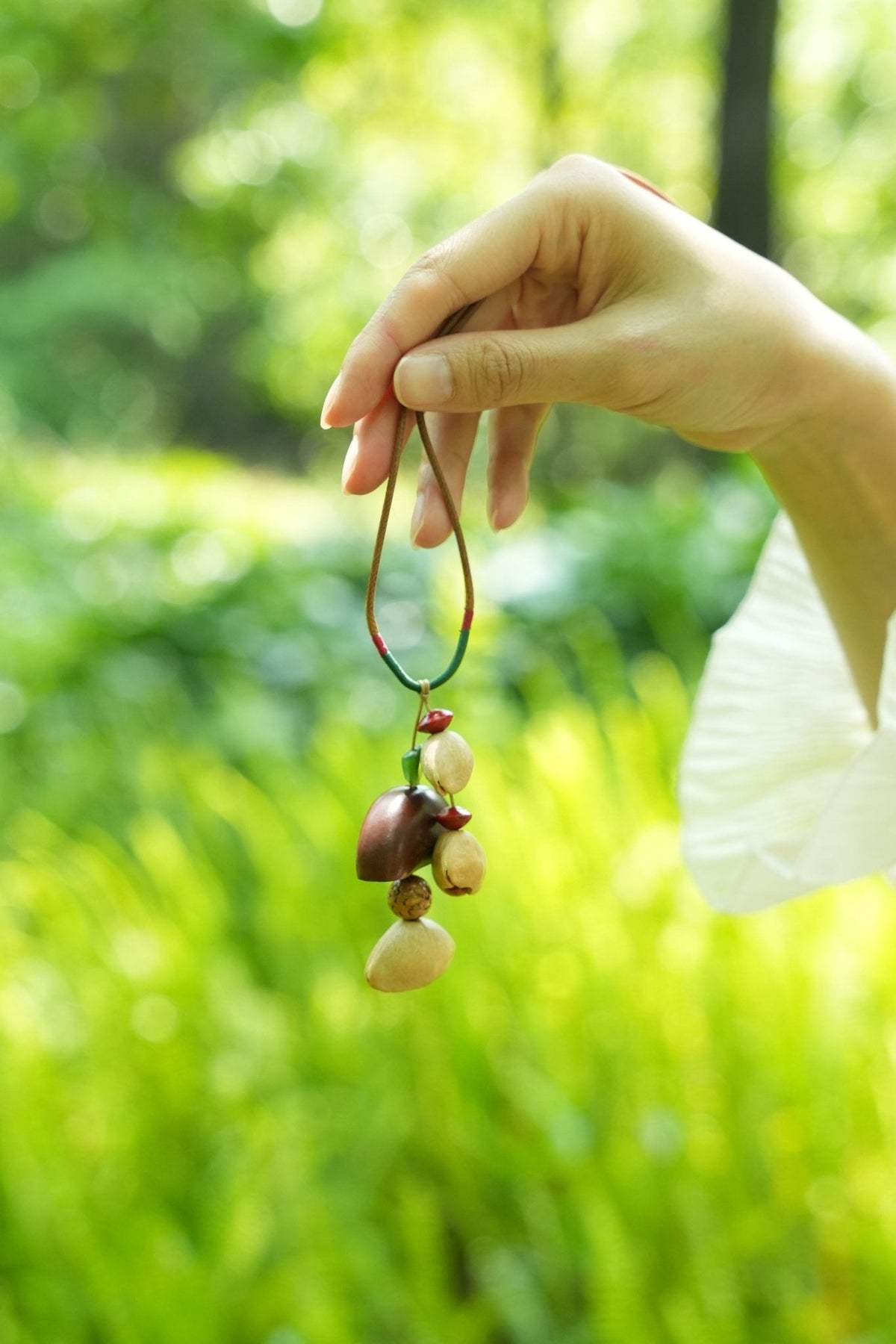 "The Simple Seed" - Minimalist Natural Fruit Pit Strap Charm