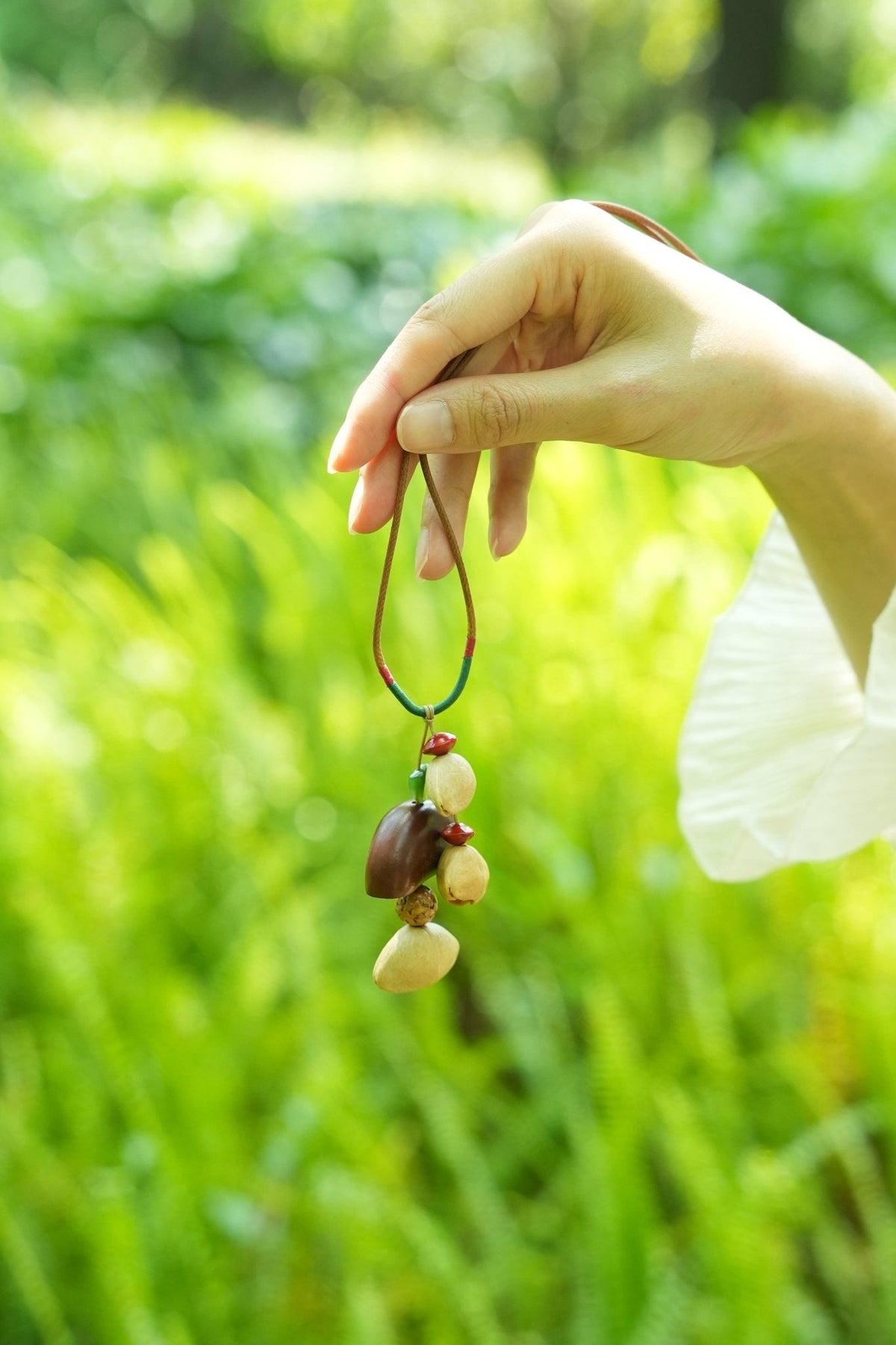 "The Simple Seed" - Minimalist Natural Fruit Pit Strap Charm
