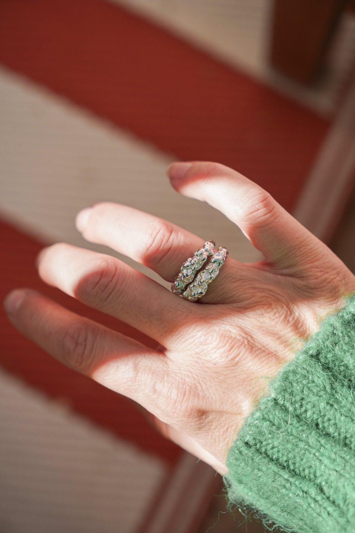 The Sterling Gravel Ring