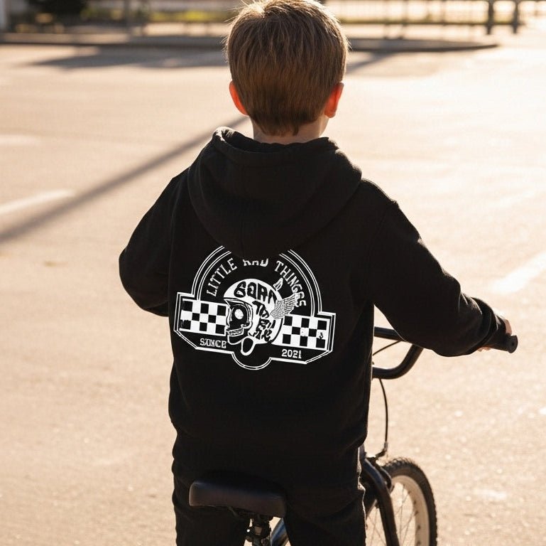 THE TIL DEATH HOODIE - RECYCLED BLACK