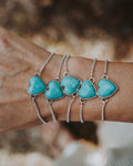 Turquoise Lovers Bracelet in Tyrone Turquoise