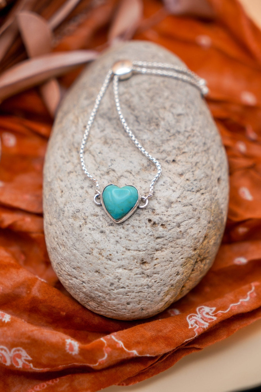 Turquoise Lovers Bracelet in Tyrone Turquoise