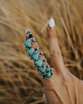 Turquoise Lover's Ring in Tyrone & Carico Lake Turquoise