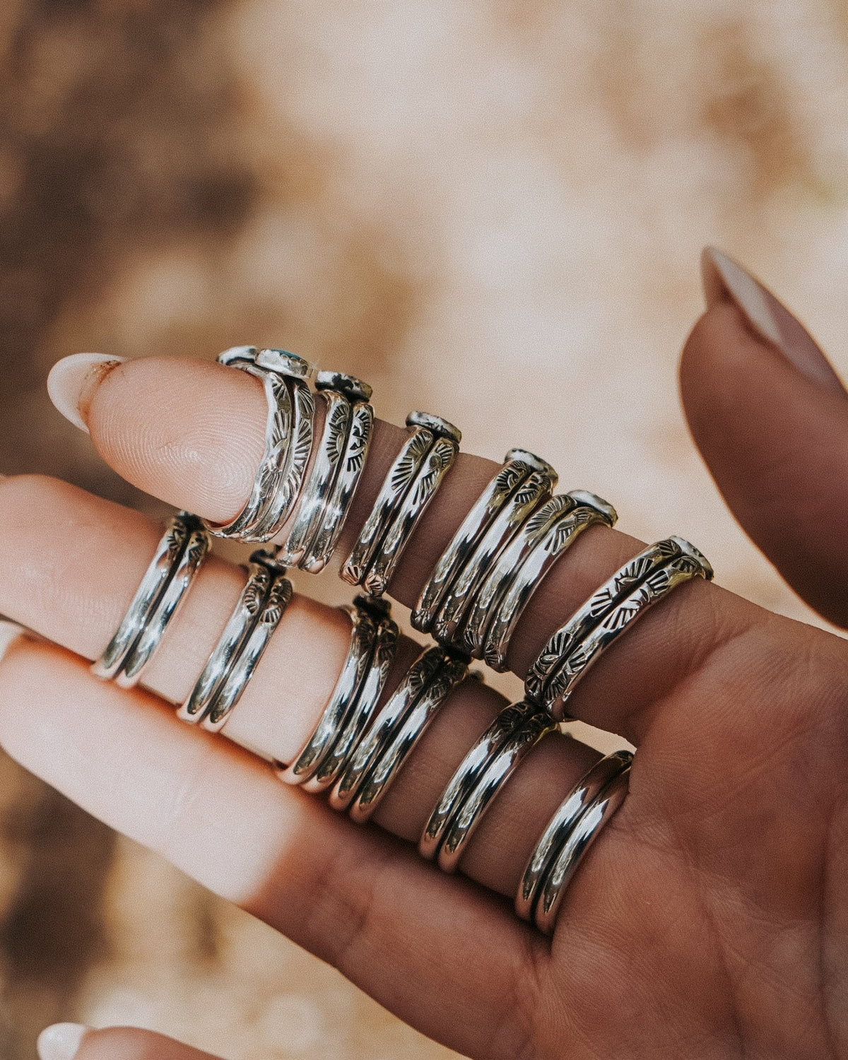 Turquoise Lover's Ring in Tyrone & Carico Lake Turquoise