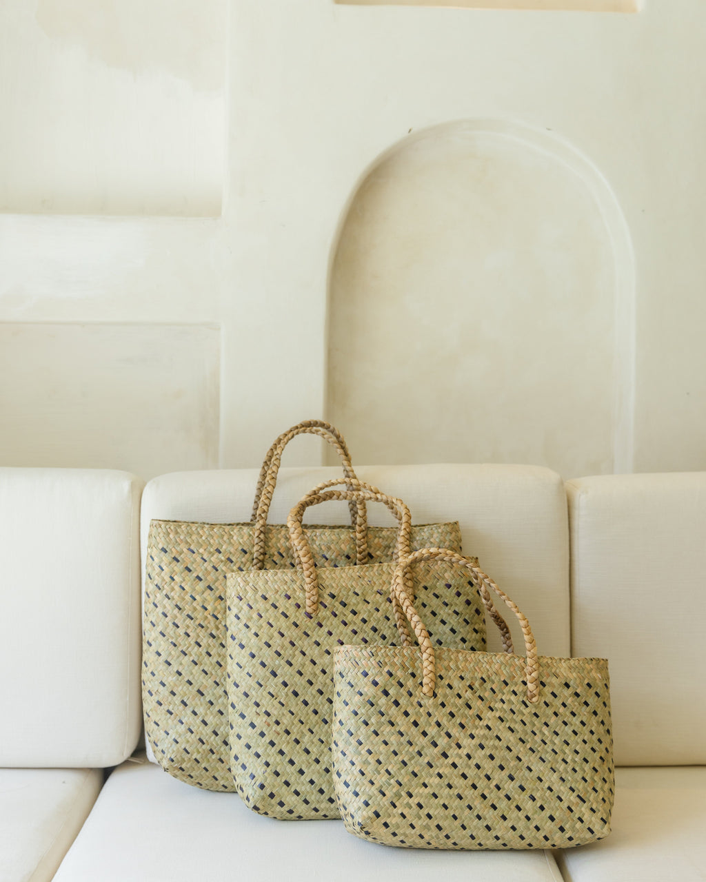 Cove Rattan Beach Tote Bag