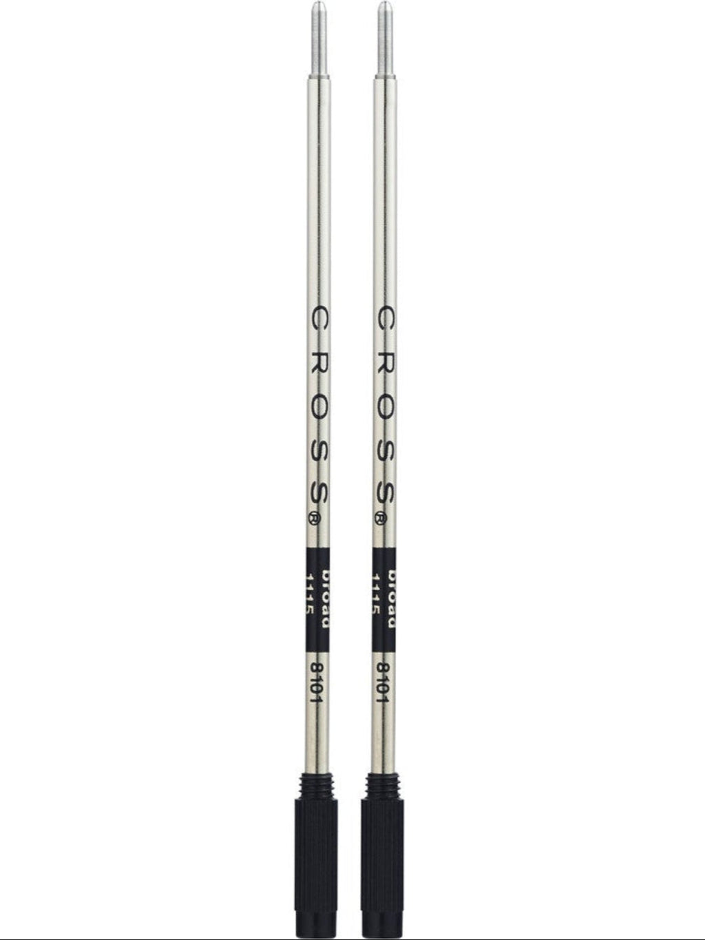 Ballpoint Pen Refill - Black - Broad - Dual Pack
