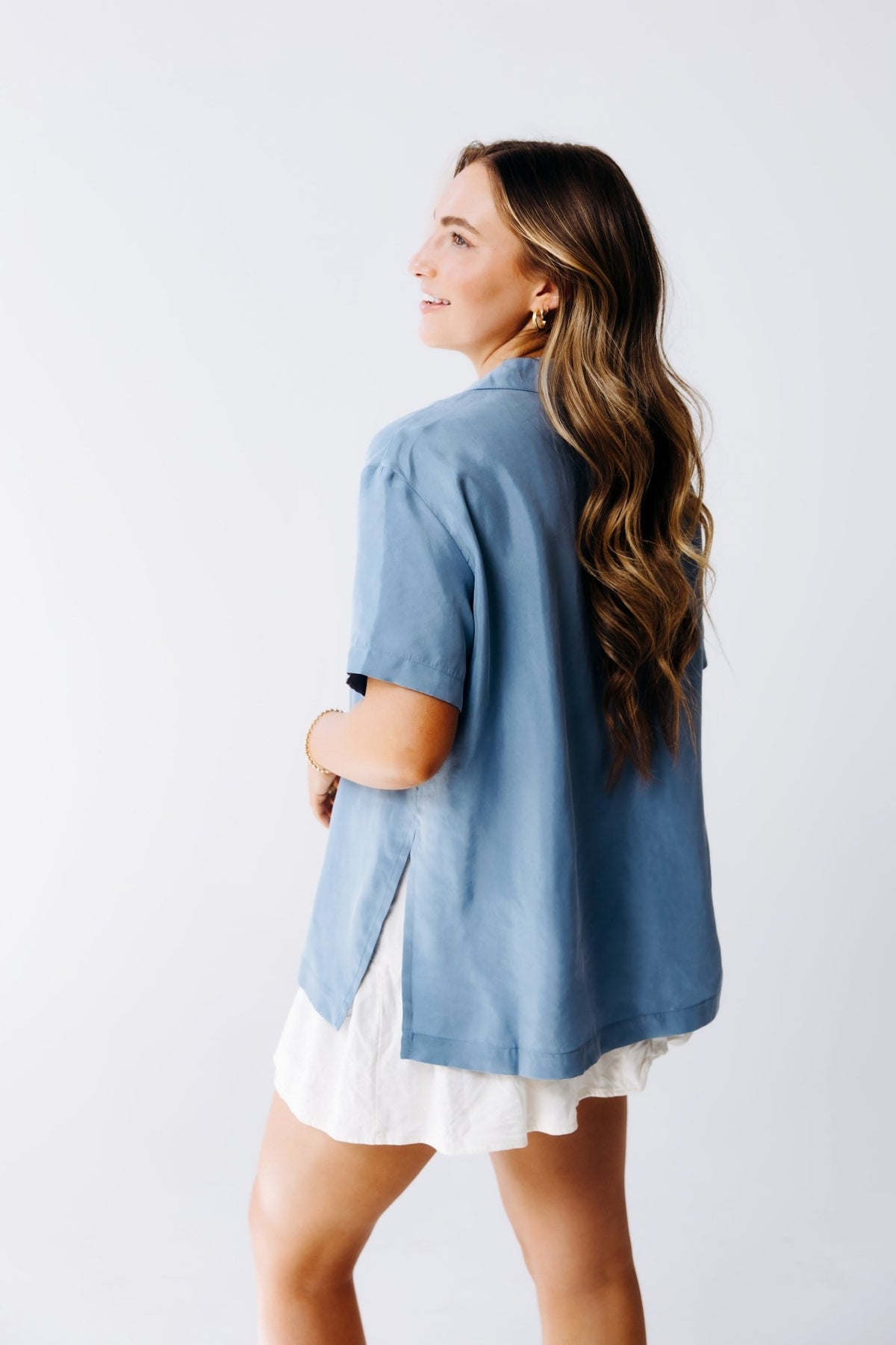 Washable Silk Button Down Shirt - Shop Avnu