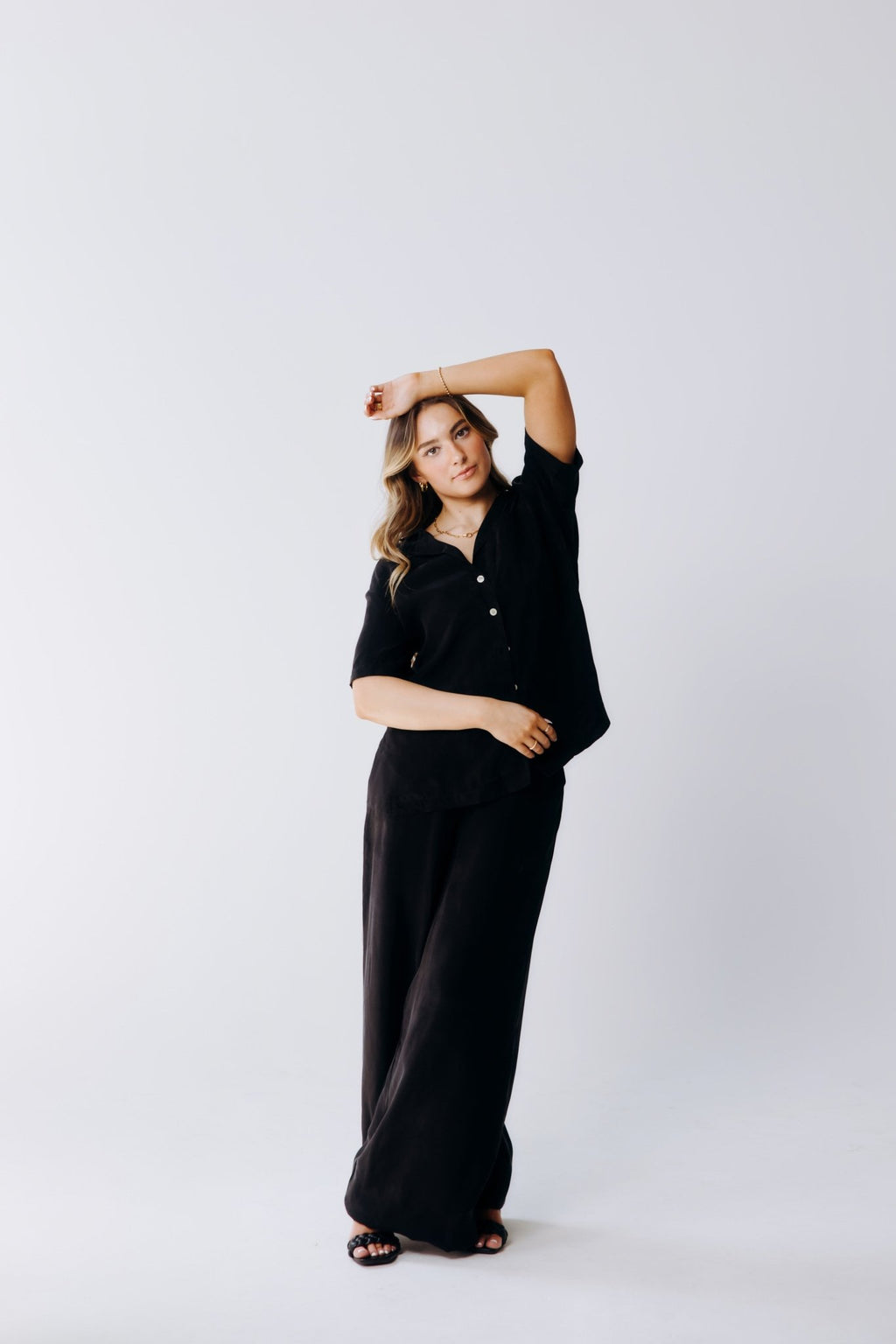 Washable Silk Wide - Leg Pants - Shop Avnu