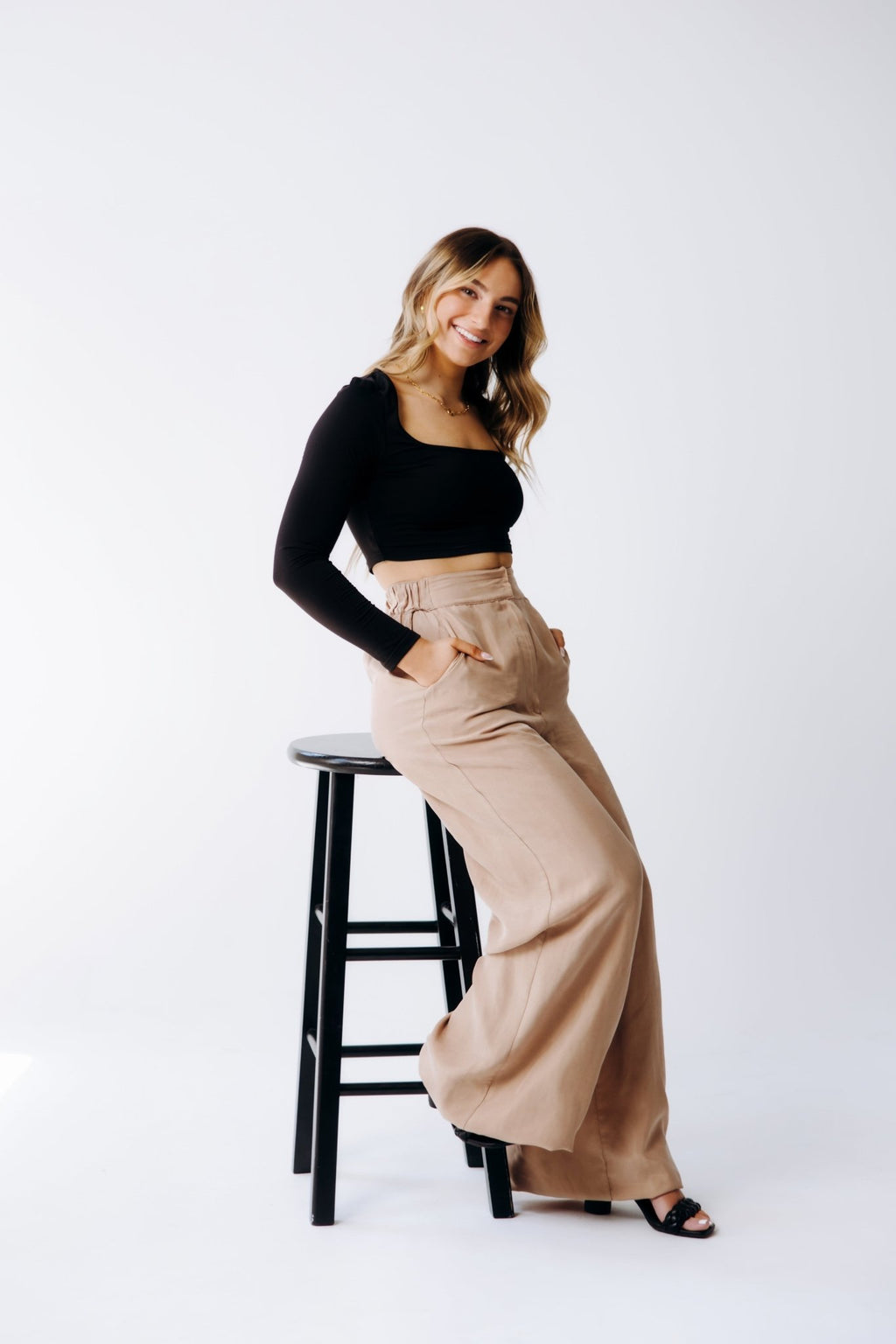 Washable Silk Wide - Leg Pants - Shop Avnu