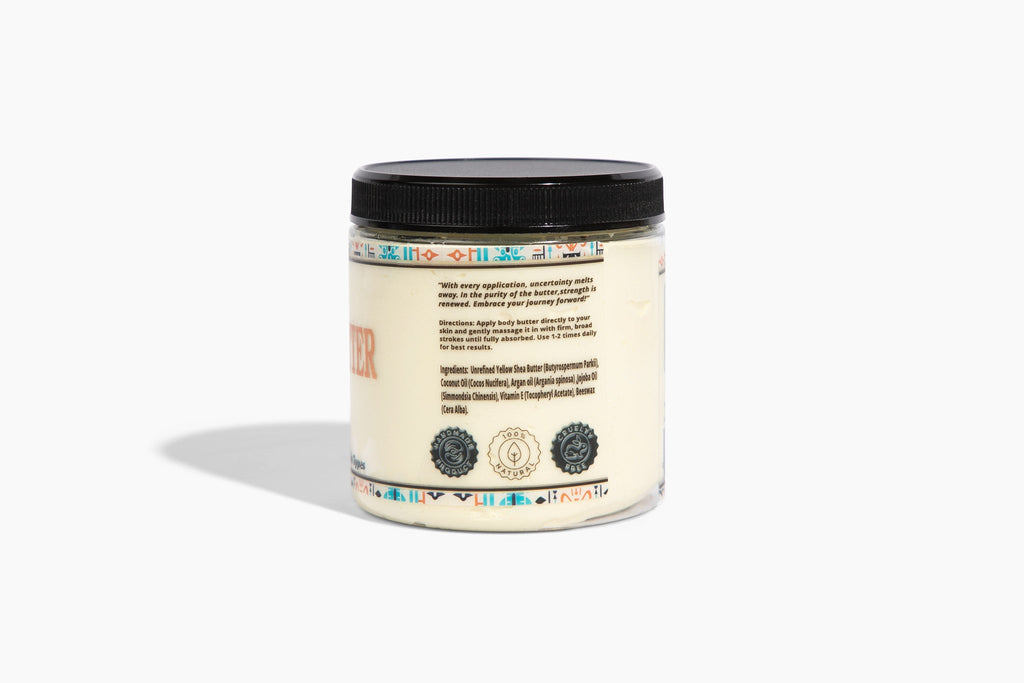 Unrefined Unscented Whipped Body Butter – Pure, Balanced Moisture