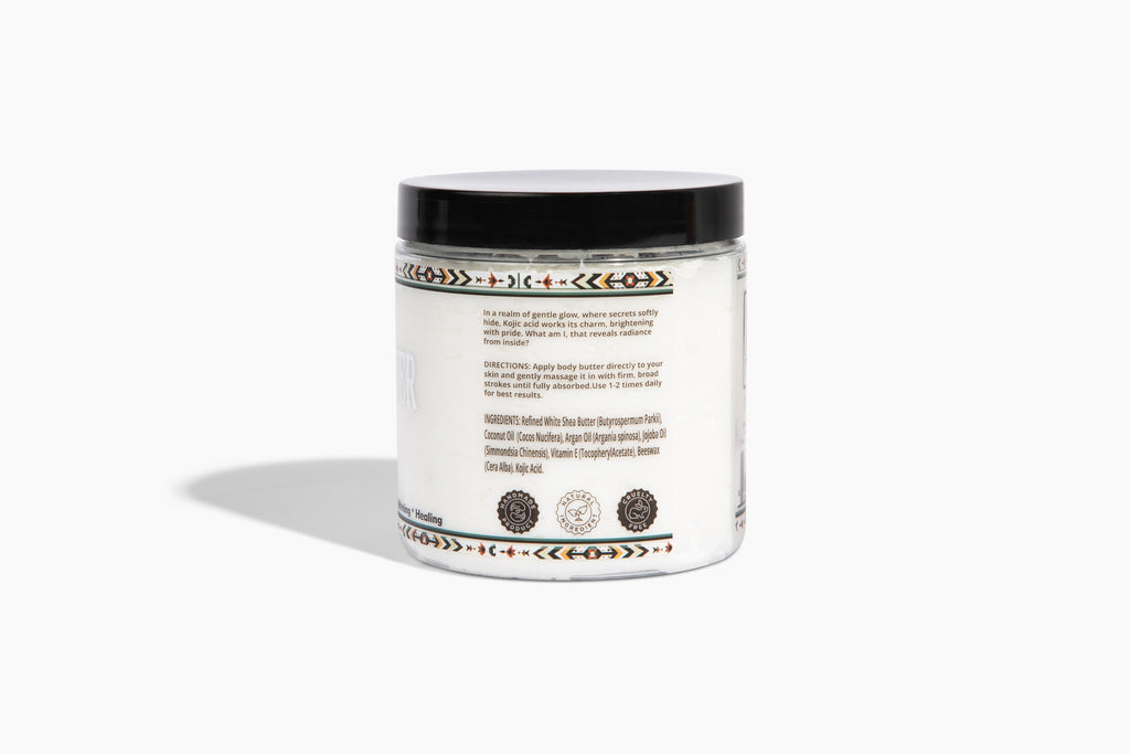Unscented Kojic Whipped Body Butter – Smooth, Even-Looking Skin