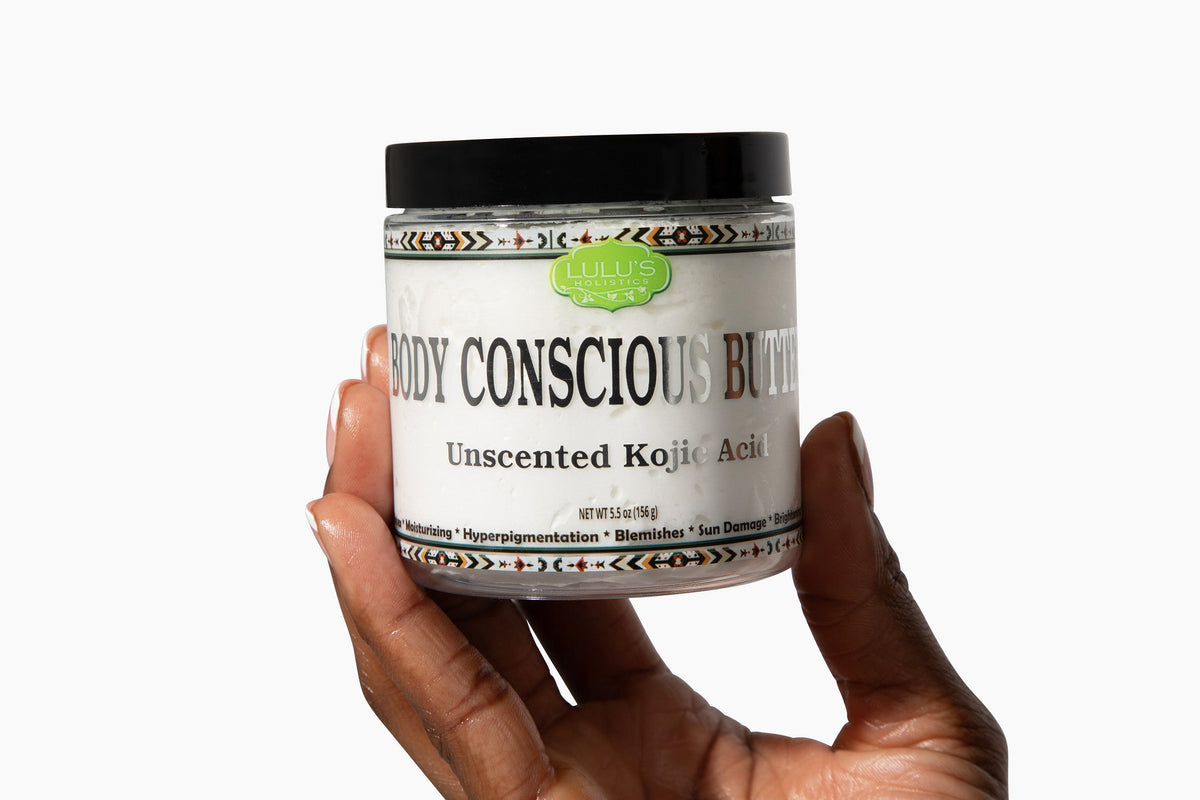 Unscented Kojic Whipped Body Butter – Smooth, Even-Looking Skin