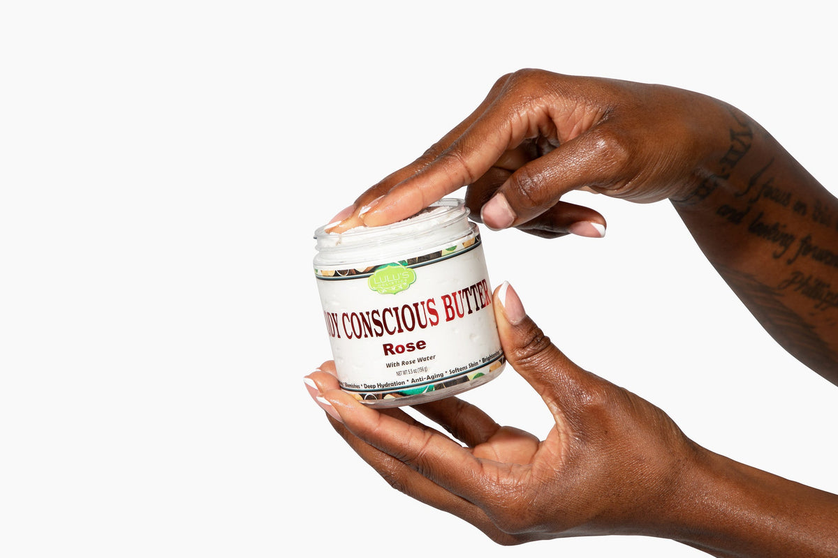 Rosewater Whipped Body Butter – Hydrating, Skin-Softening Care