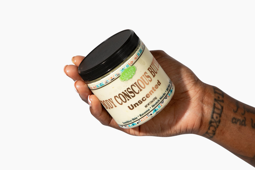 Unrefined Unscented Whipped Body Butter – Pure, Balanced Moisture