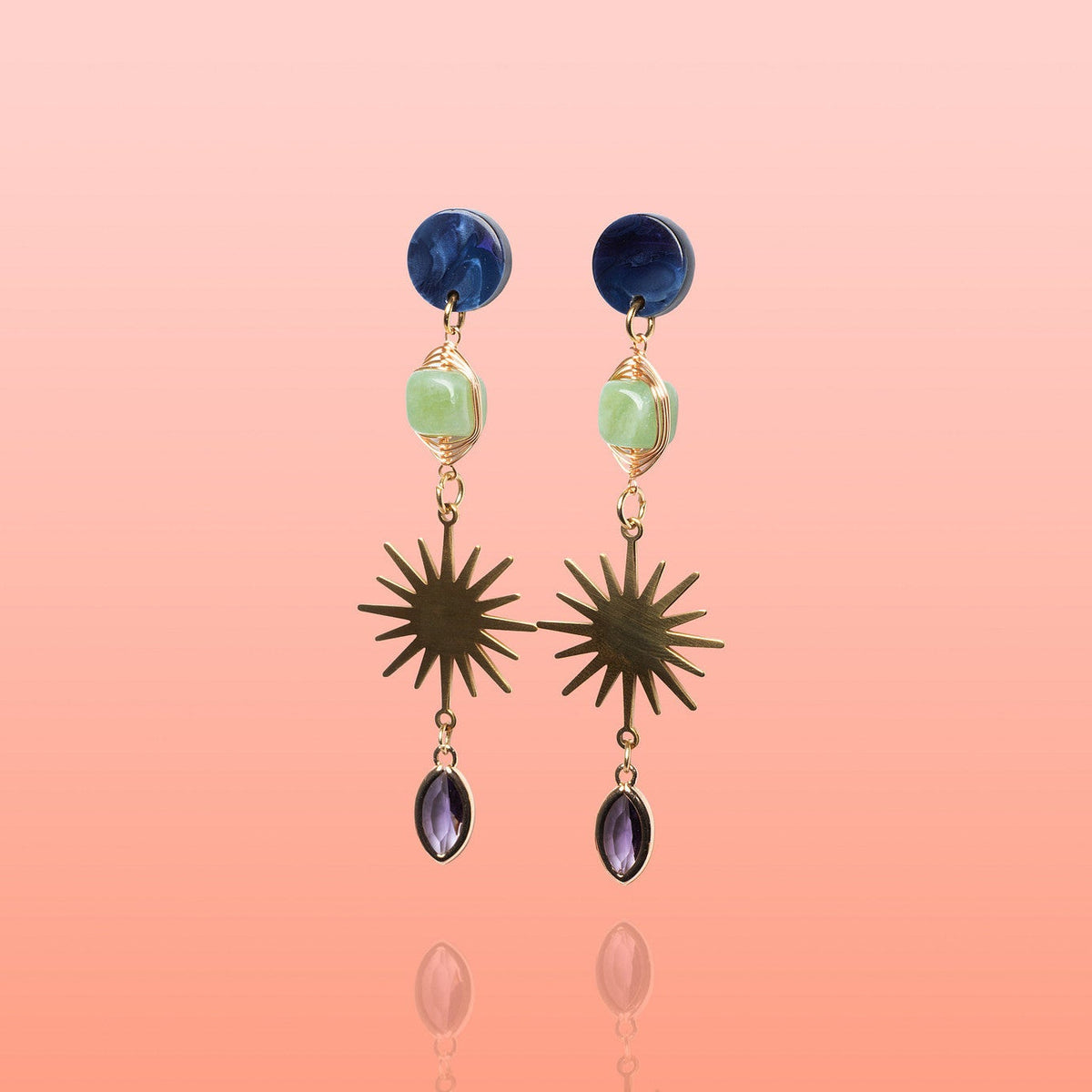 Alma Deep Blue + Green Jade