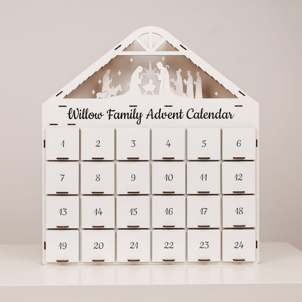 Christmas Advent Calendar - White