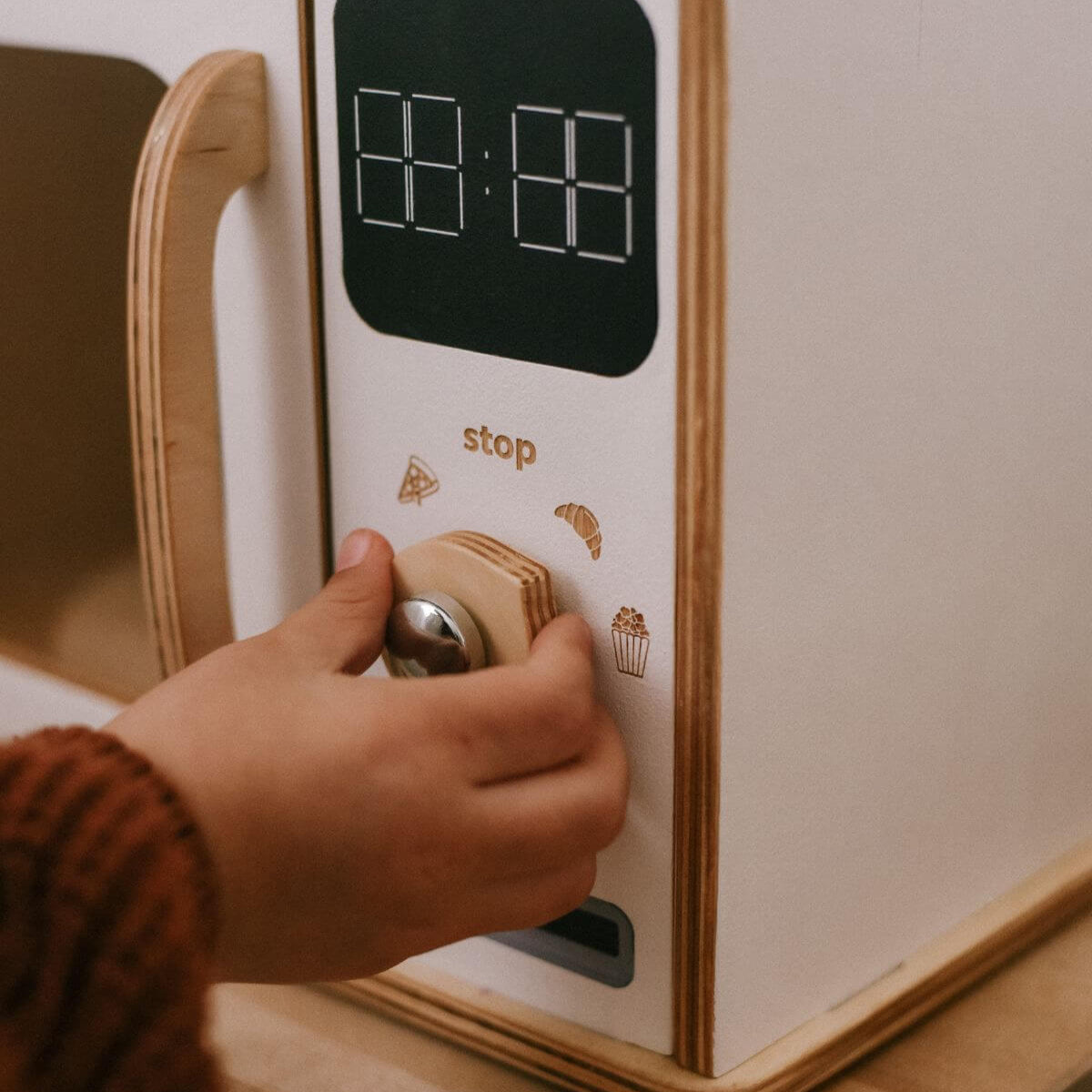 Wooden Microwave Toy