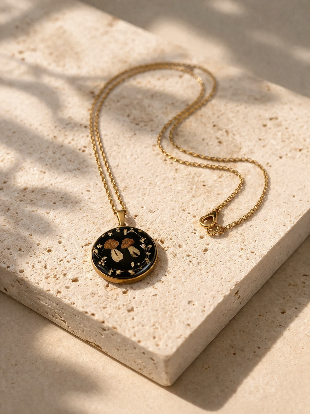 Wildflower Gold Pendant Necklace