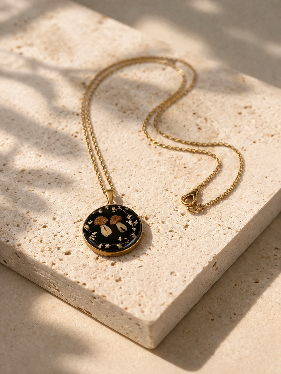 Wildflower Gold Pendant Necklace